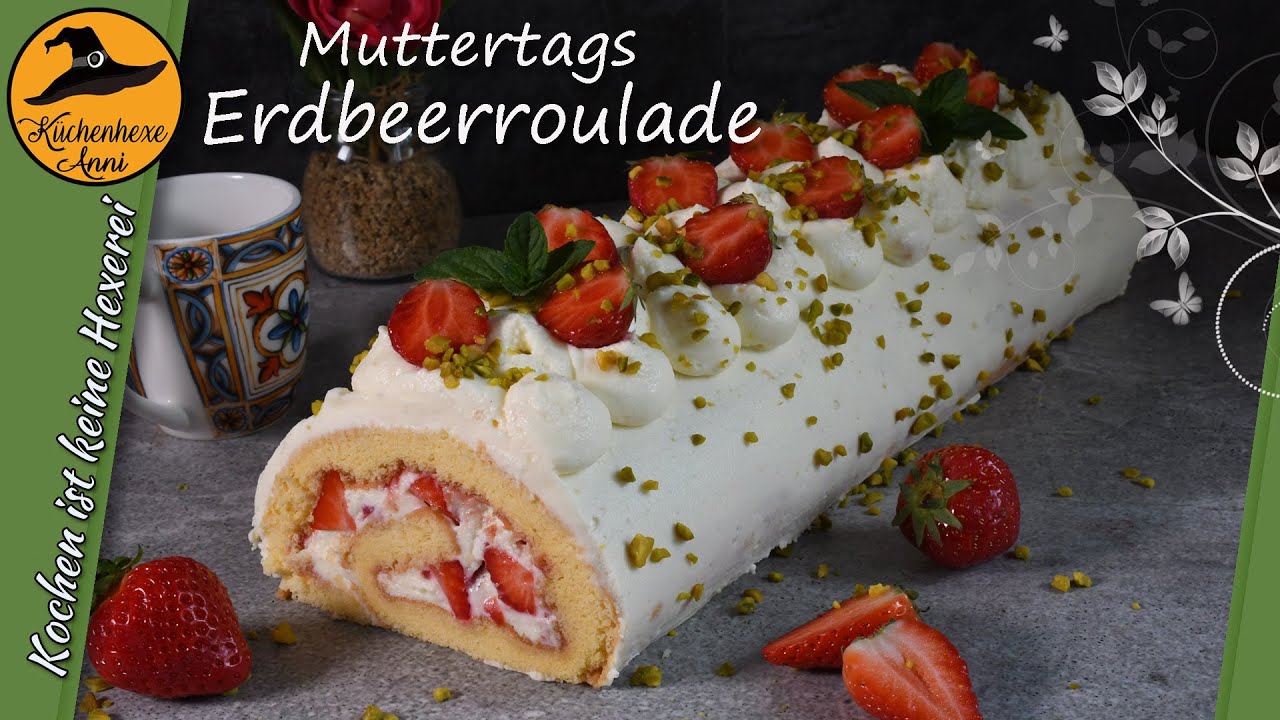 Erdbeer Roulade