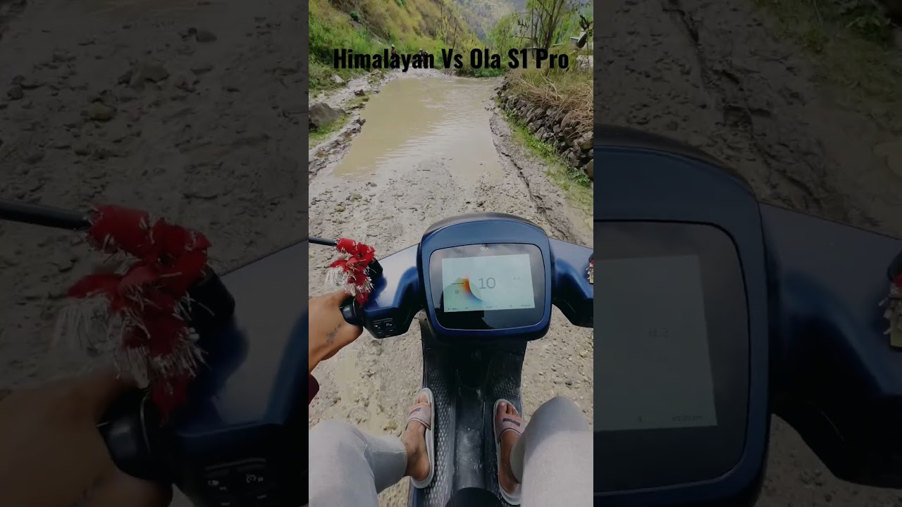 Ola S1 Pro Vs Himalayan #offroading #uttarakhand #ola