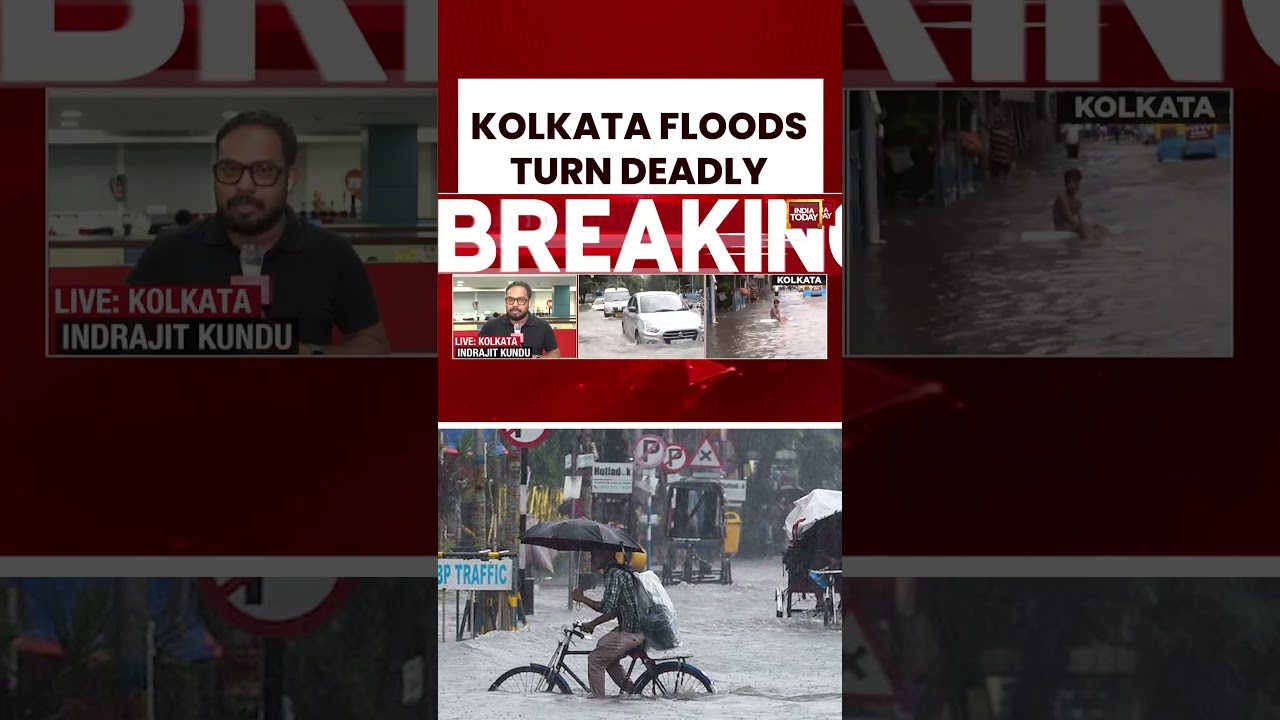 Kolkata Floods Turn Deadly | City Hit Ahead Of Pujo | Record Rain, Waterlogged Streets Everywhere