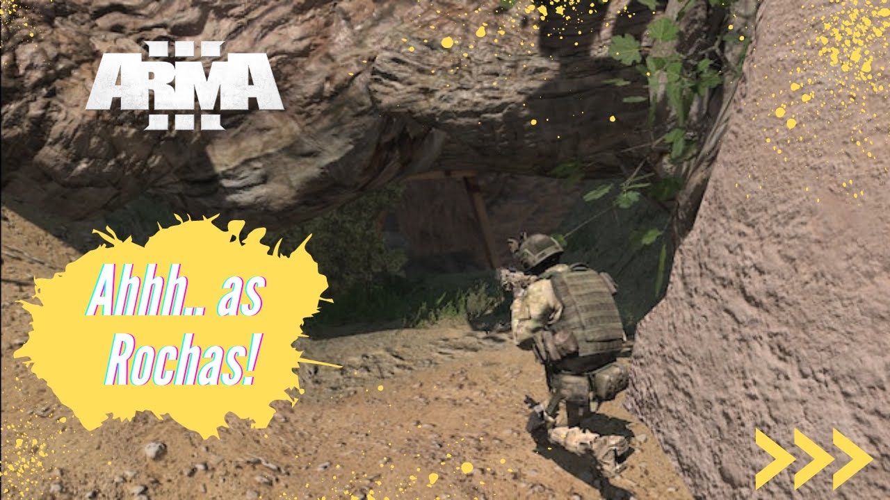 Proteção na rocha - Arma 3 Wasteland NoAim Stratis #arma3 #arma3official