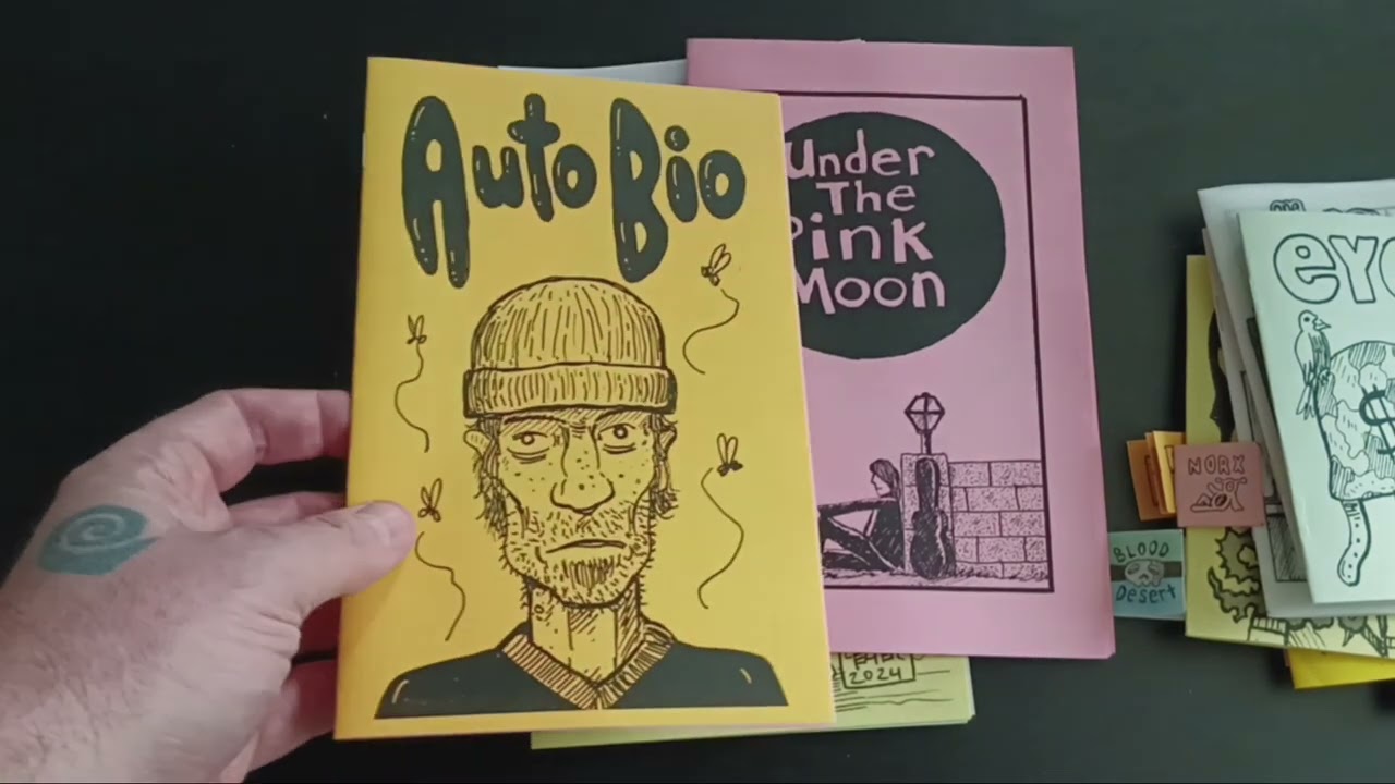 Mini and Micro Comics That I Printed In 2024 AD.
