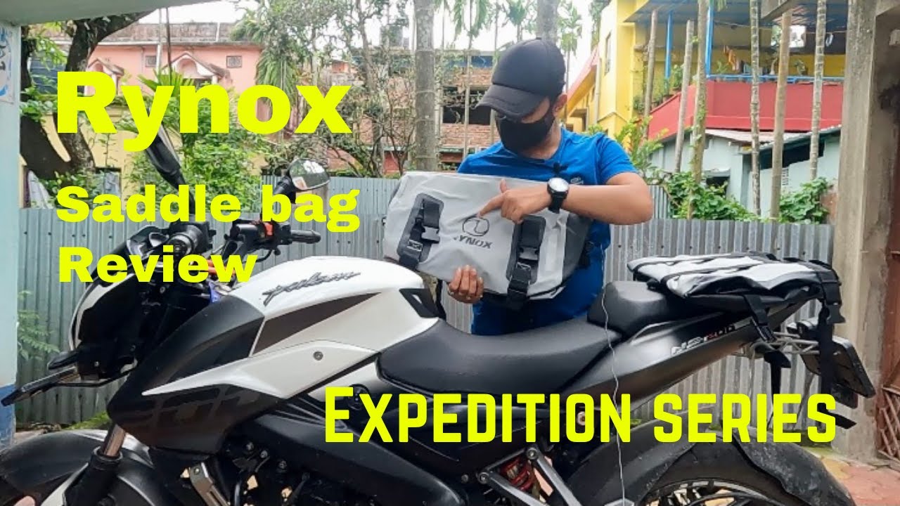 Best SADDLE BAG For Long Ride | EXPEDITION Saddle Bag - STORMPROOF | Rynox | Unboxing & Review