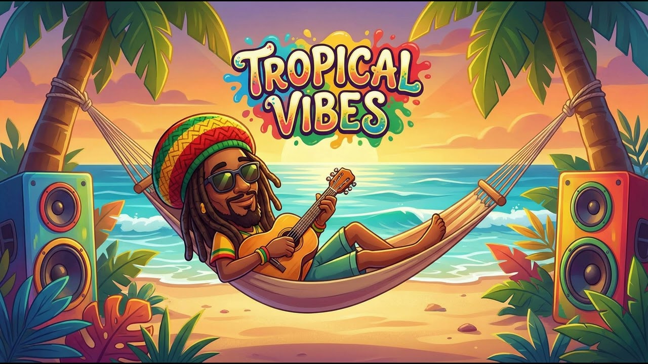 TROPICAL REGGAE CHILL MIX 2026 ♫ Beach Vibes Relaxing Songs ♫ Island Paradise Reggae Playlist