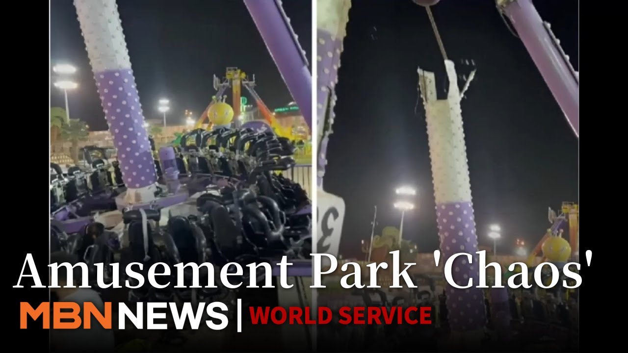 '360 Degree' amusement park ride breaks in half in Saudi Arabia
