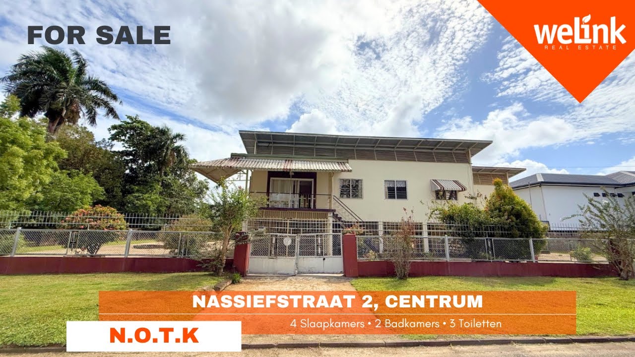 TE KOOP | NASSIEFSTRAAT 2, PARAMARIBO CENTRUM | WeLink Real Estate | Suriname