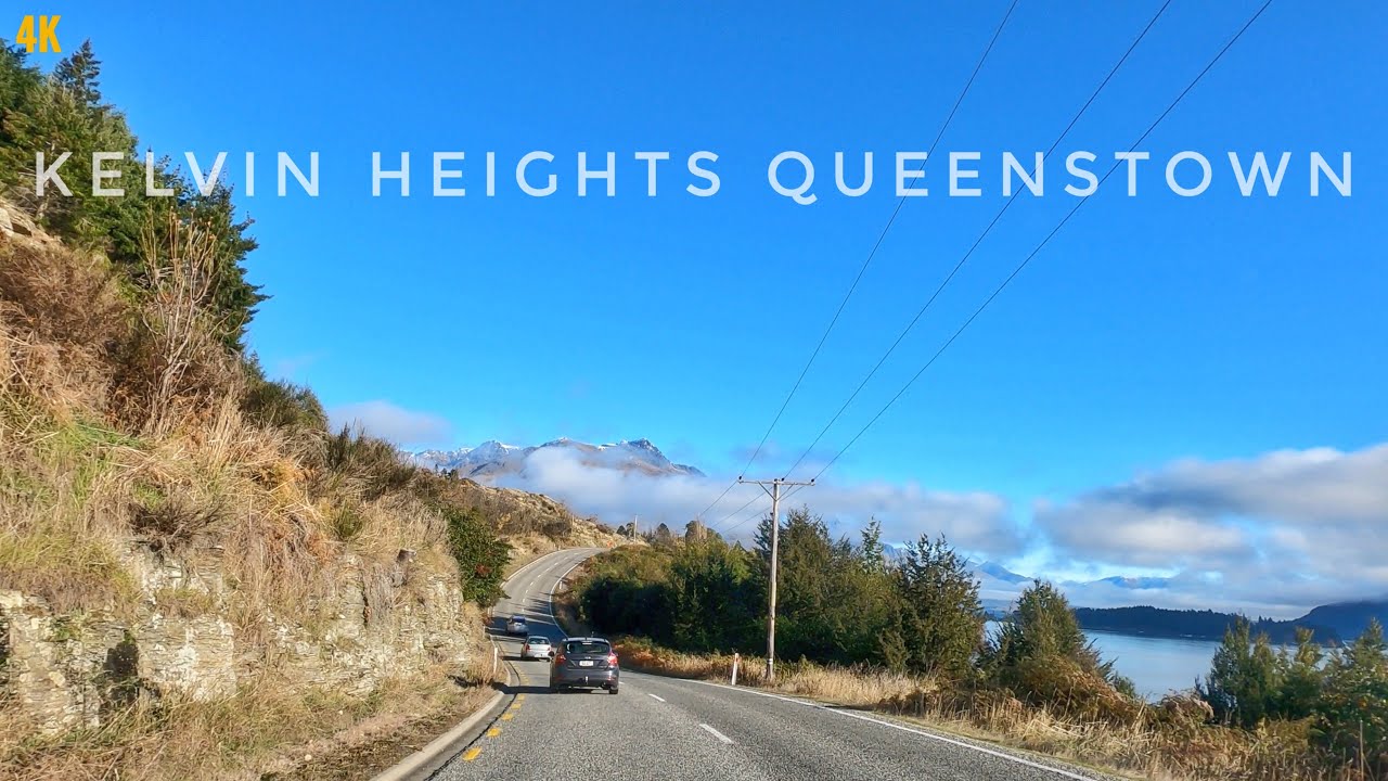 Driving from Frankton to Kelvin Heights | Queenstown Winter | New Zealand Driving Tour 4K 2023