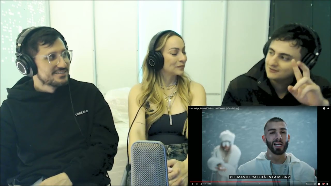 [Reacción] Lola Indigo, Manuel Turizo - 1000COSAS (Official Video) | ANYMAL LIVE 🔴