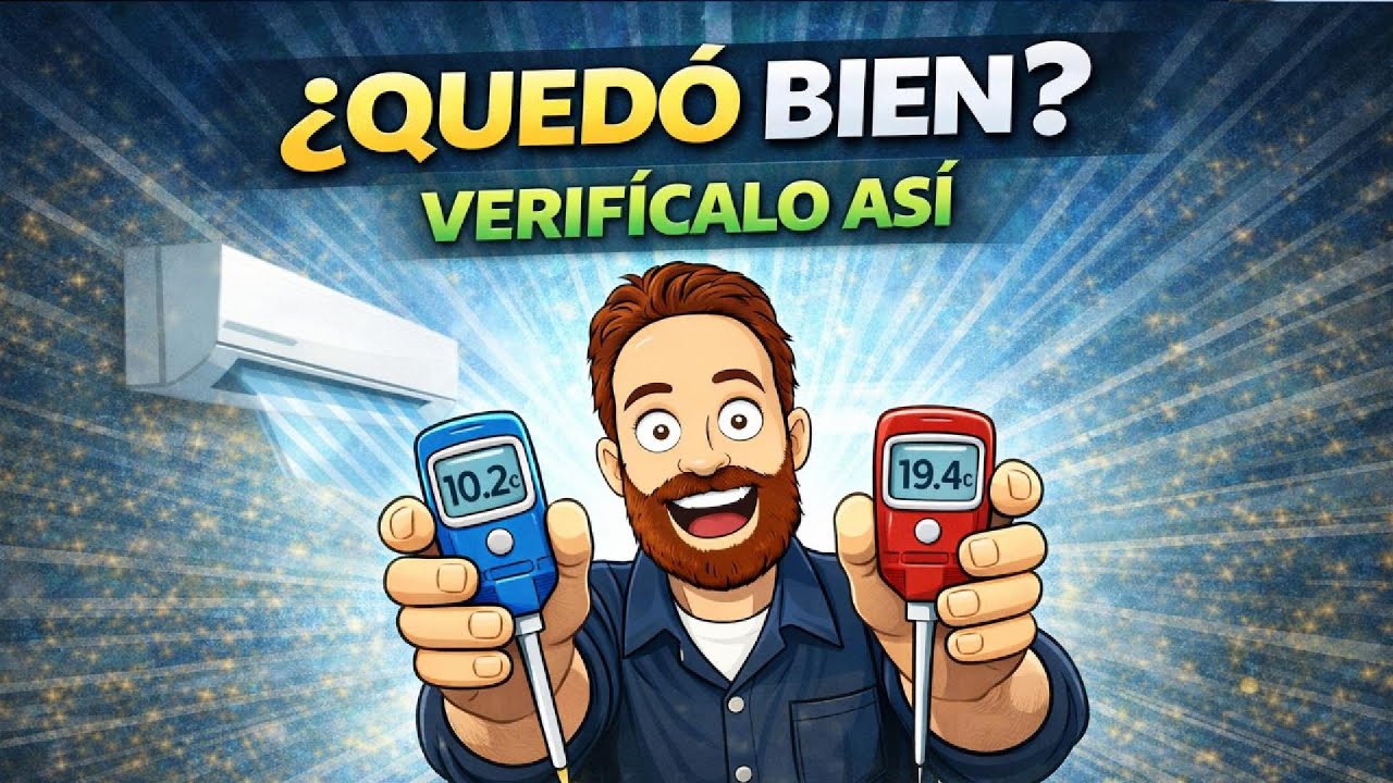 ¿Tu aire quedó bien después del mantenimiento? Compruébalo con dos termómetros