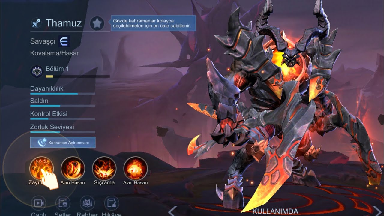 BÜYÜK USTA LİGİNDE RAKİP TOKATLIYORUM & Thamuz karakteriyle | Mobile Legends Bang Bang