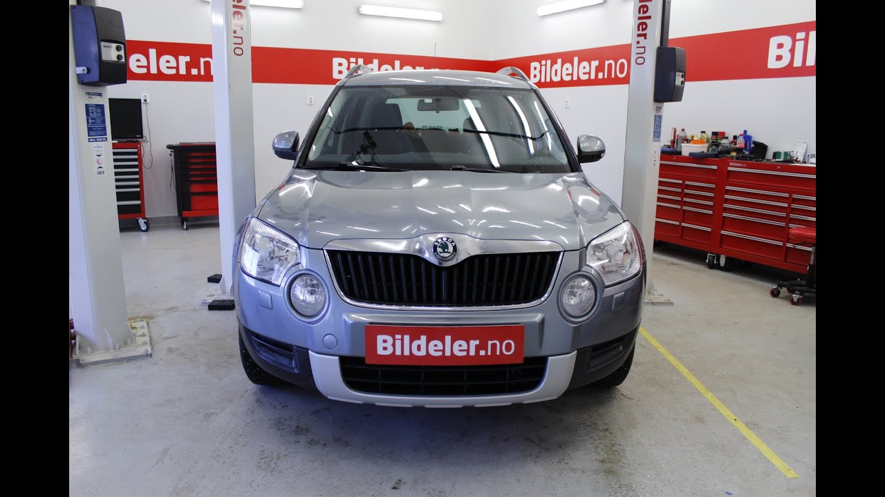 Skoda Yeti: Hvordan bytte bremser foran - 2009 til 2015 mod. (5L)