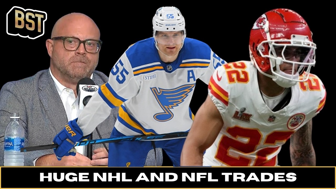 Reacting to HUGE TRADES in NHL and NFL l BST