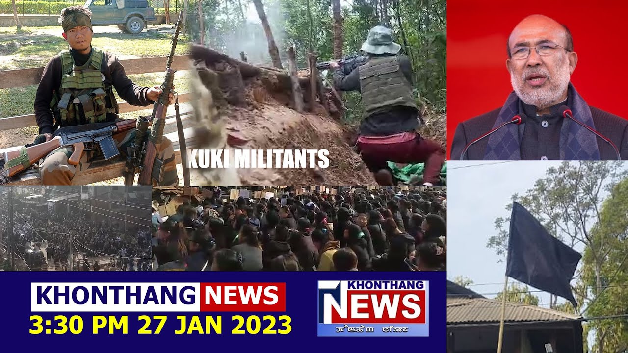 KHONTHANG NEWS | 3:30 PM MANIPURI NEWS | 27 JAN 2024