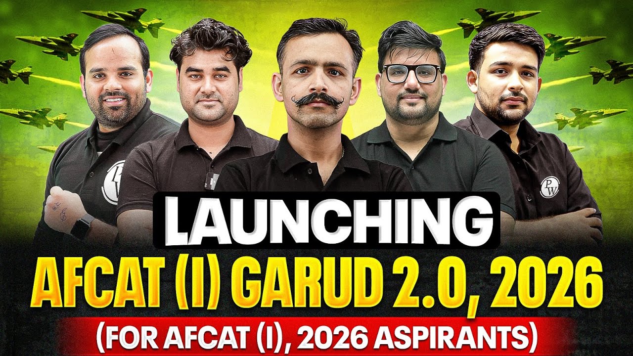 AFCAT (I) Garud 2.0, 2026 Live Launch | Get Ready for the Ultimate Batch Experience ✈️