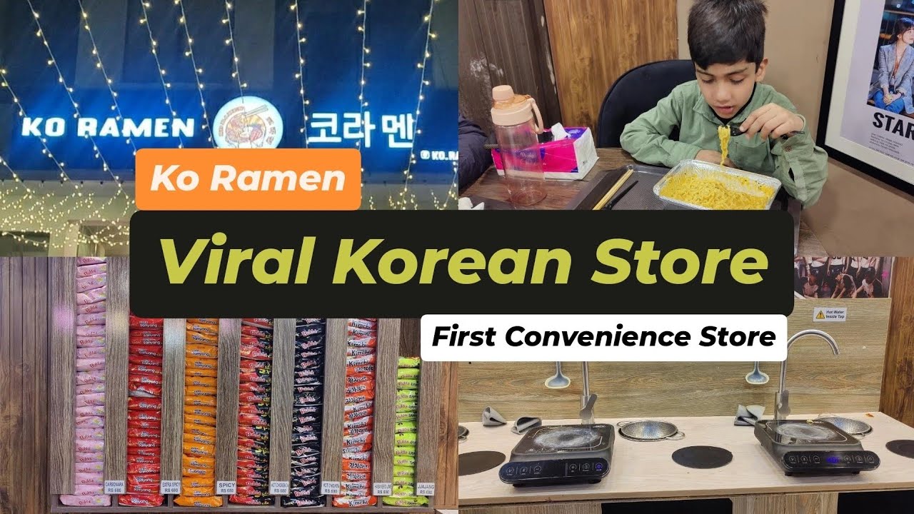 First Korean Convenience Restaurant in Lahore ! Buldak, kimchi ,Ramen ,Samyang Noodles 🍜