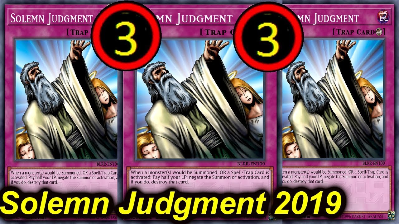 【YGOPRO】SOLEMN JUDGMENT PERFORMAPALS TCG BANLIST JULY 2019