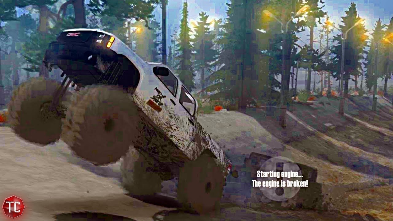 SpinTires MudRunner: GMC Sierra MEGA MUD TRUCK!!