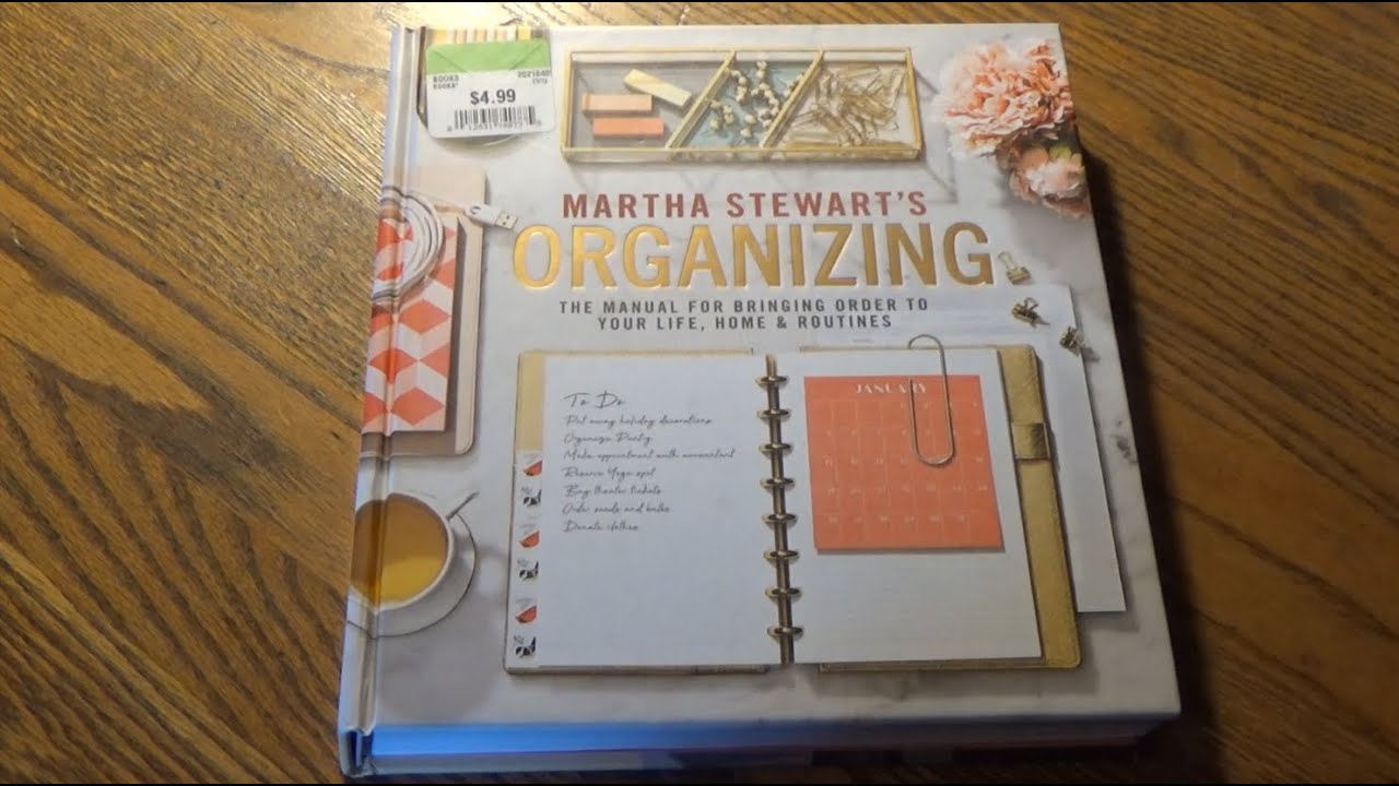 Getting Your Priorities In High Order - Martha Stewart's Organizing Book