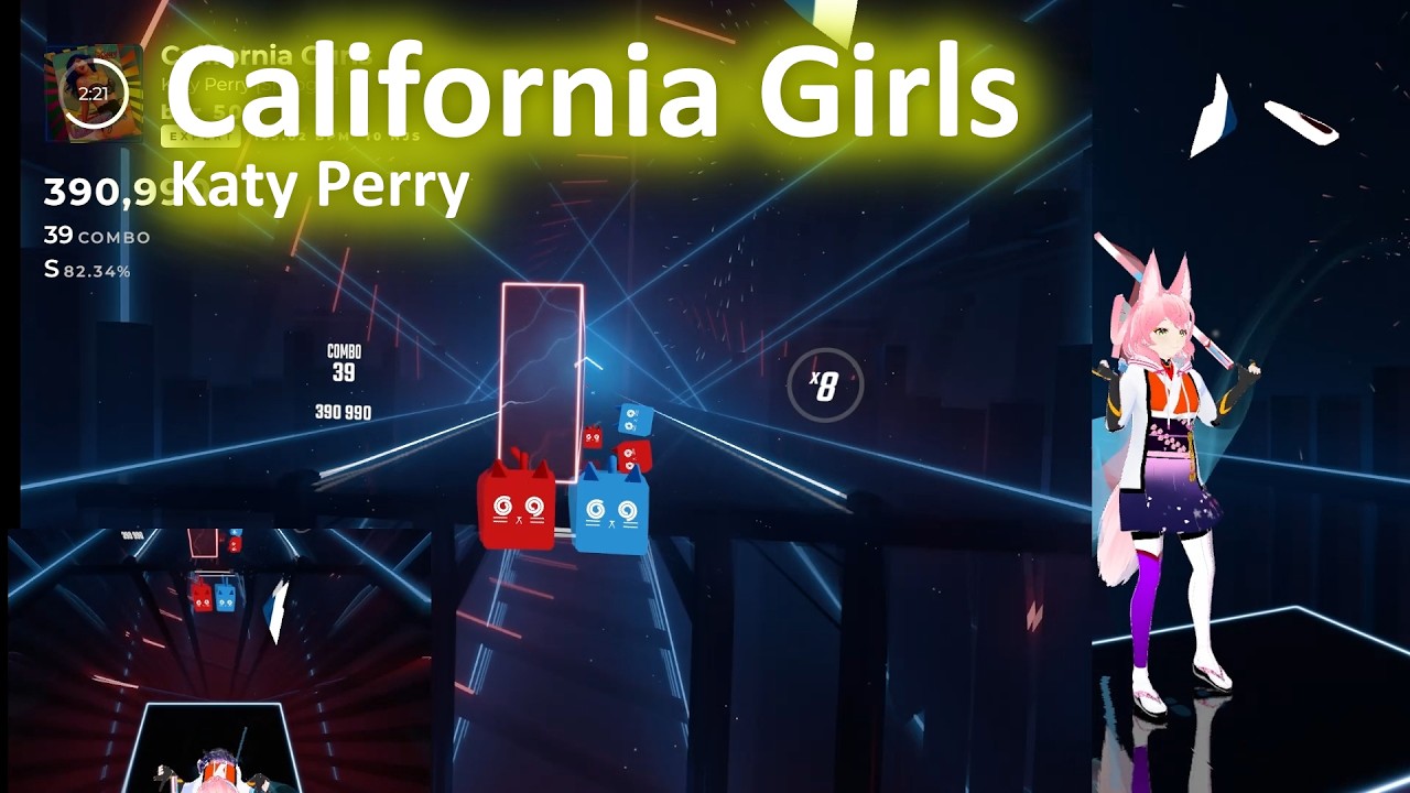 [BeatSaber] California Girls - Katy Perry ; EXPERT playthrough