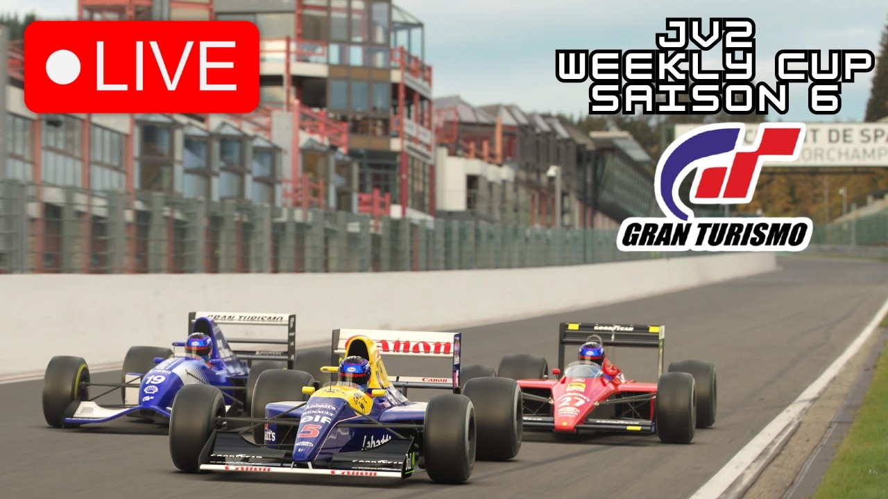 Live Gran Turismo 7 - JV2 Weekly Cup Poule 2 - Grand Prix retro de Spa-Francorchamps