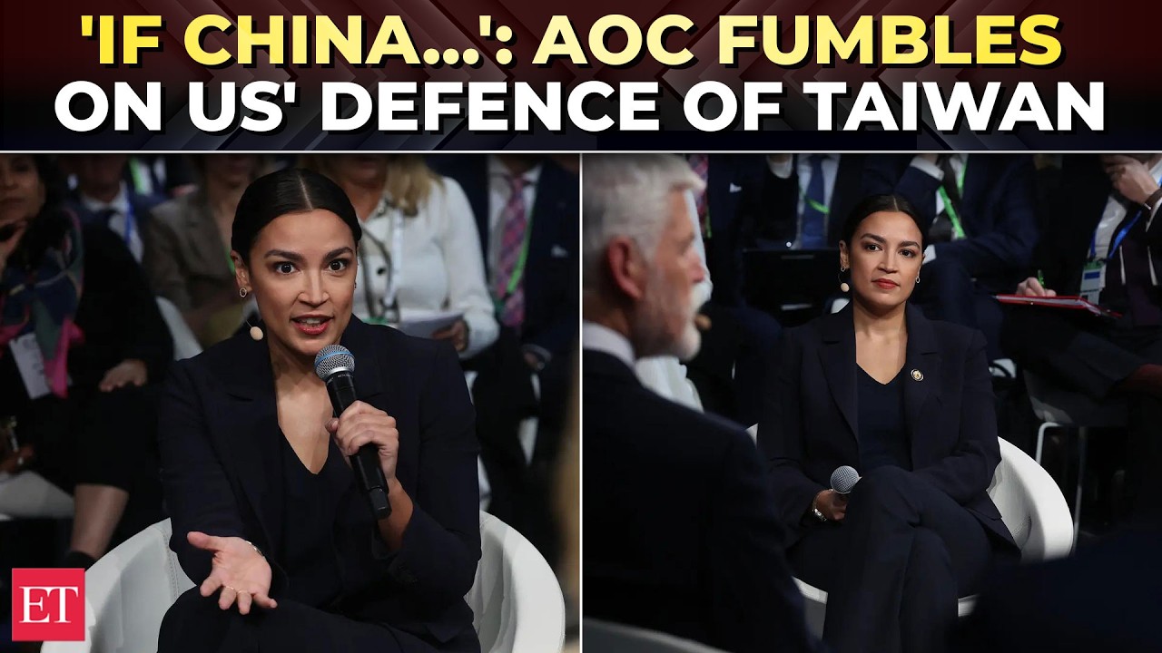 'Um, you know, I think…': AOC stumbles on 'US helping Taiwan' question at Munich Security Conference