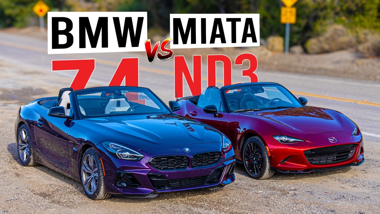 BMW Z4 sDrive30i vs Mazda MX-5 Miata ND3 | Precision Beats Fun?