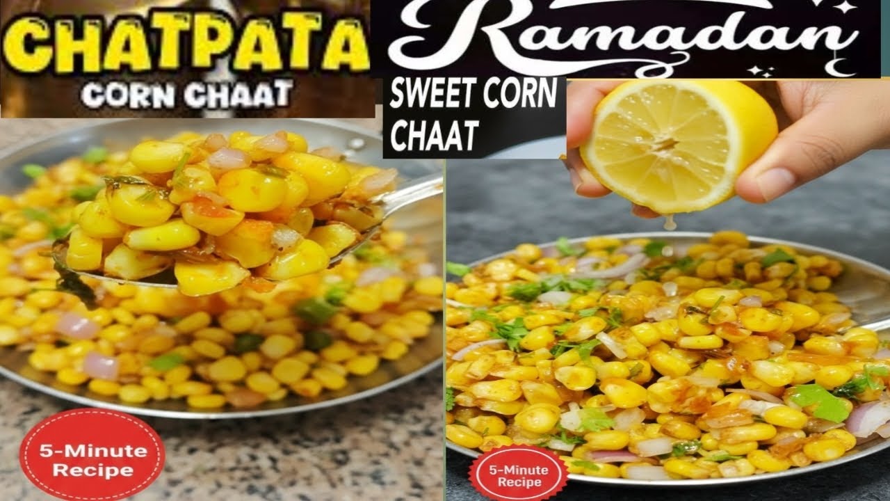 10 -Minute Chatpata Corn Chaat Recipe | Ramadan Special Iftar Snacks| Bazar Jaisi Chatpati Corn Chat