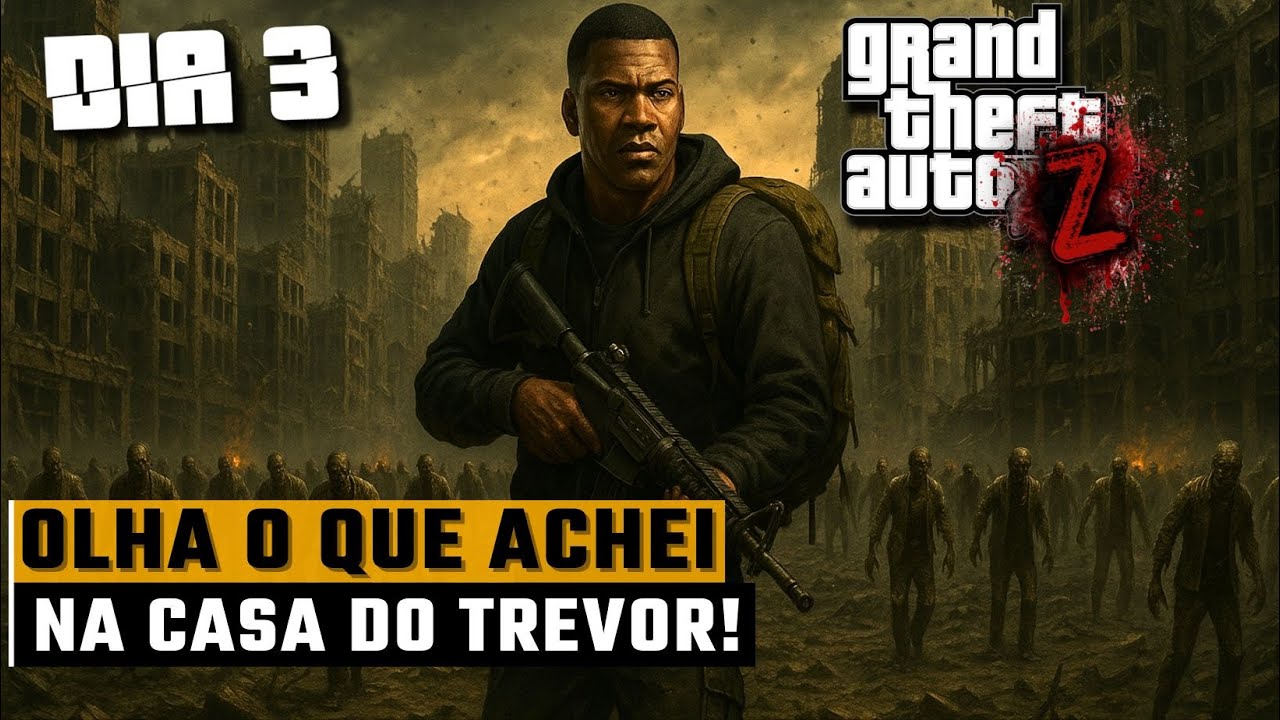 O DIA QUE ENCONTREI O MELHOR CARRO, MOD ZOMBIES GTA-V💀 - Parte 3