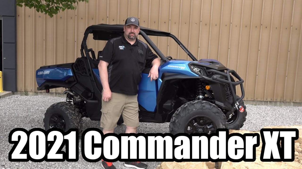2021 Commander XT Blue Walk around at Adrenaline Cycles