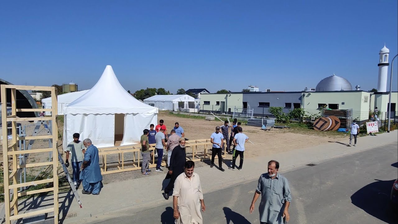 Vorbereitung | Eröffnungszeremonie | Bait-ul-Khabeer | Pfungstadt | Ahmadiyya | 2023