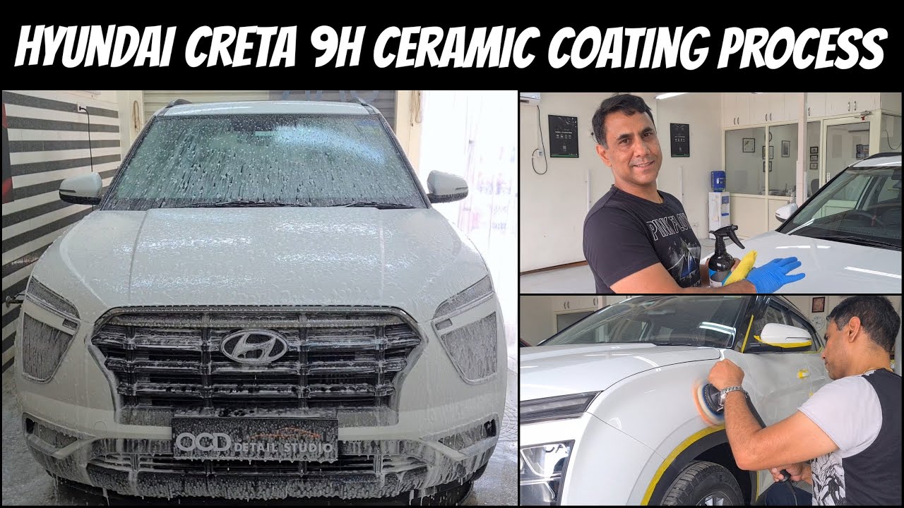 HYUNDAI CRETA | FOAM WASH, PAINT CORRECTION & 9H CERAMIC COATING | FULL PROCESS EXPLAINED