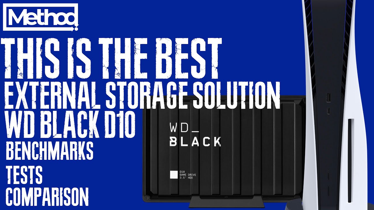 The best external SSD | storage for PS5 - Benchmarks and comparison - WD Black D10 - WD Black P50