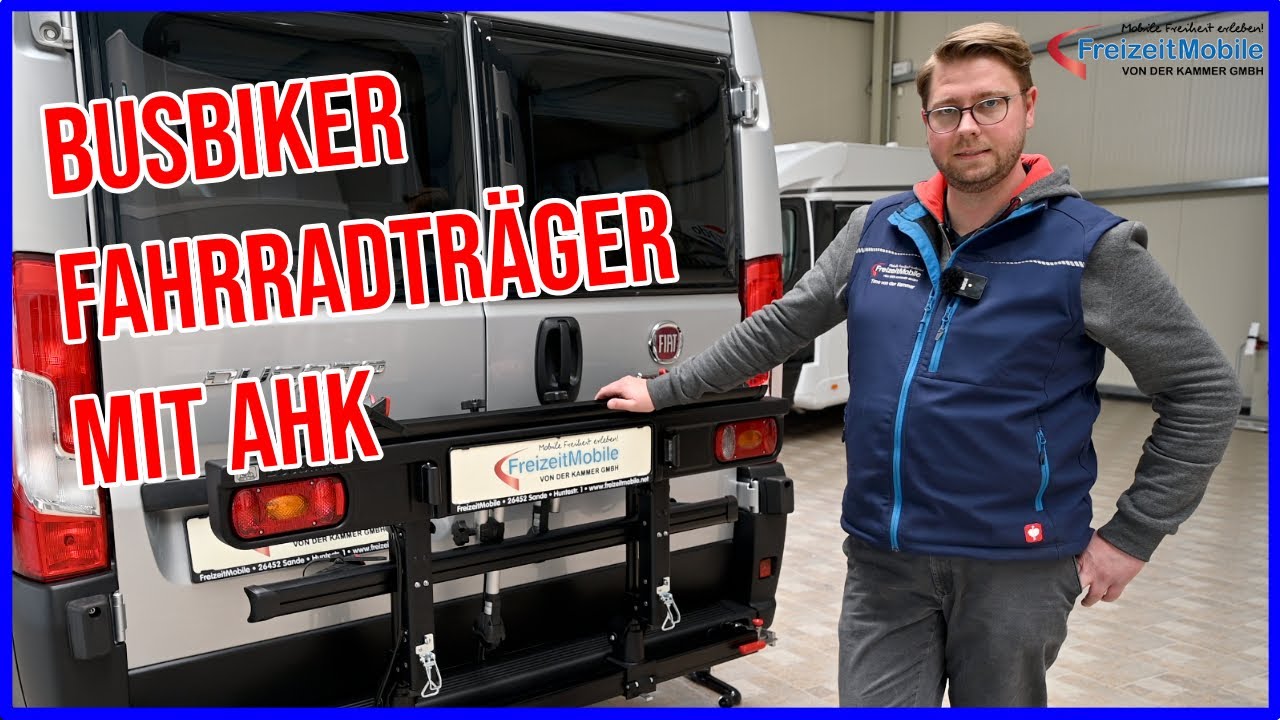 Busbiker Fahrradträger - optional mit AHK - Klasse Idee für einen Kastenwagen
