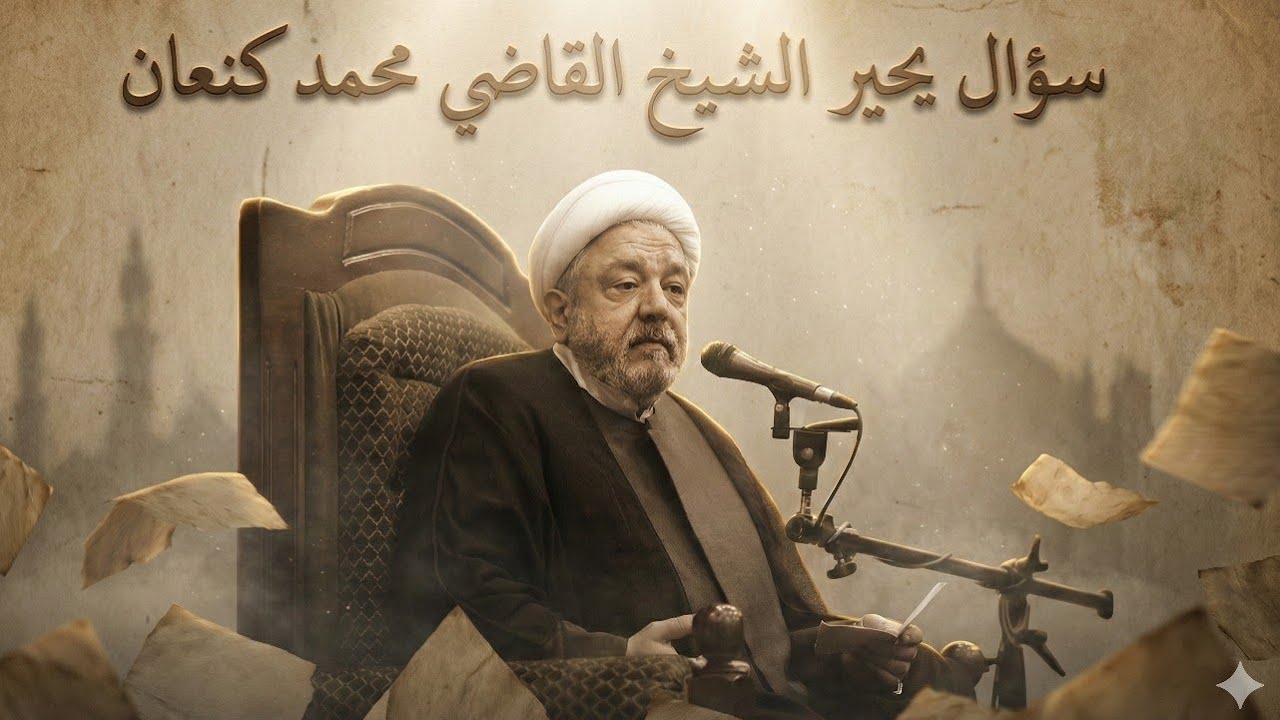 السؤال الذي حير الشيخ القاضي محمد كنعان وهو على المنبر ! 