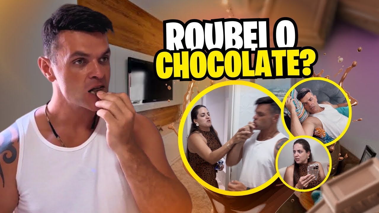 Minha esposa surt0u comigo quando eu mexi no chocolate dela que estava escondido!