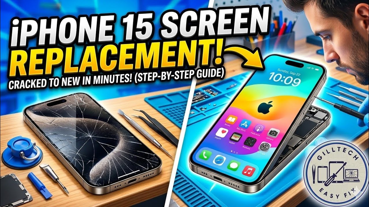 How to Replace iPhone 15 Screen (Full Tutorial) | Easy Method