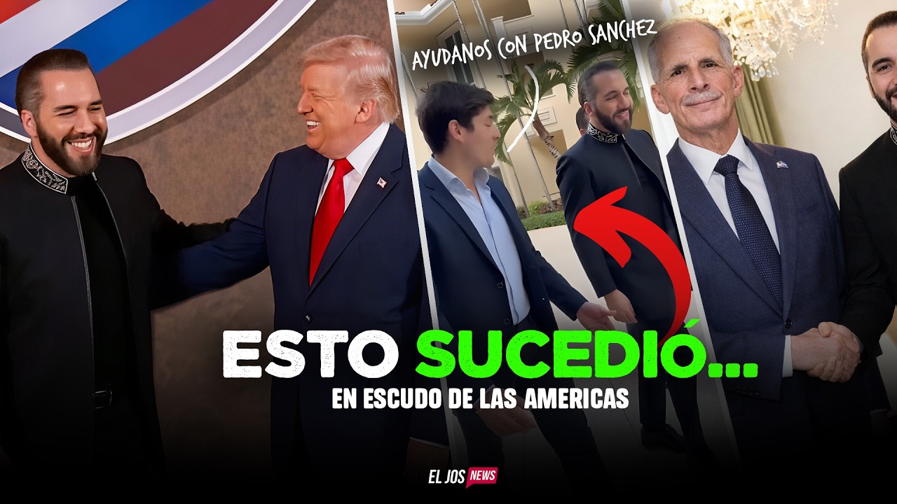 Esto Sucedio con BUKELE detras de Camaras en la CUMBRE de las AMERICAS con TRUMP