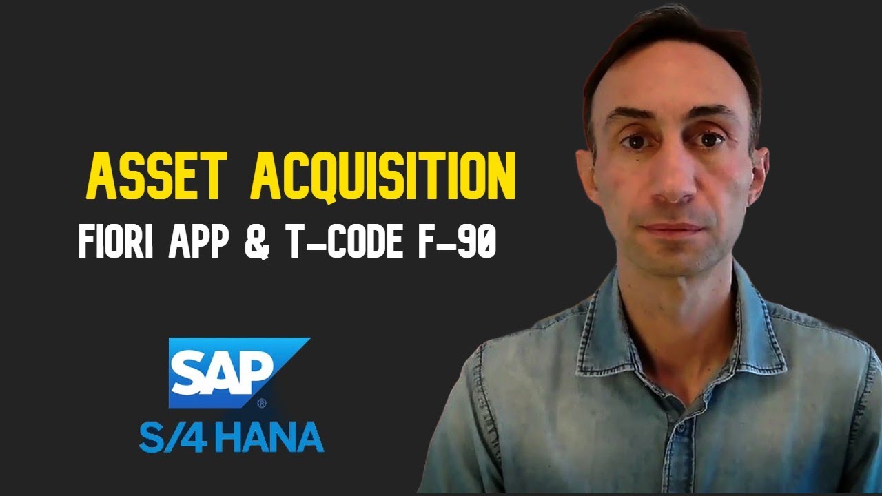 How to Post an Asset Acquisition with a Vendor using the FIORI App & T- code F-90: SAP S/4 HANA