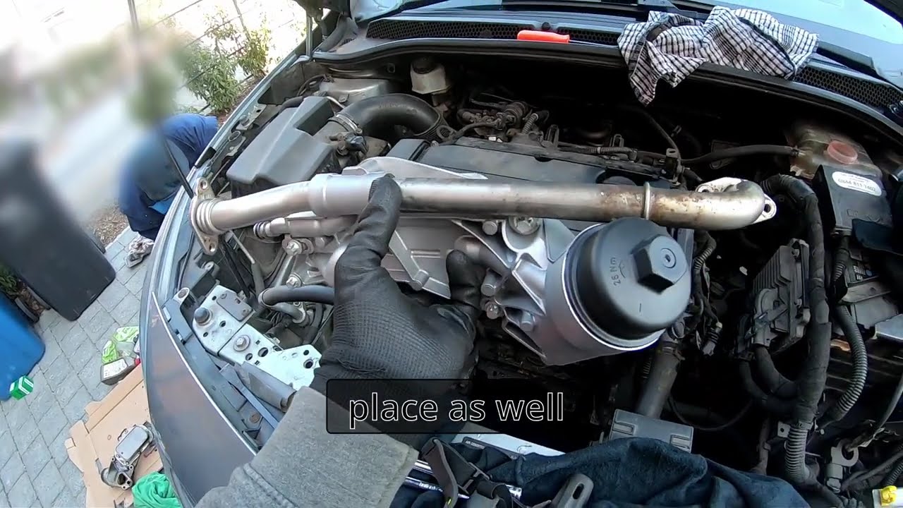 Astra J 2010 1.8 Petrol oil cooler replacement!!!