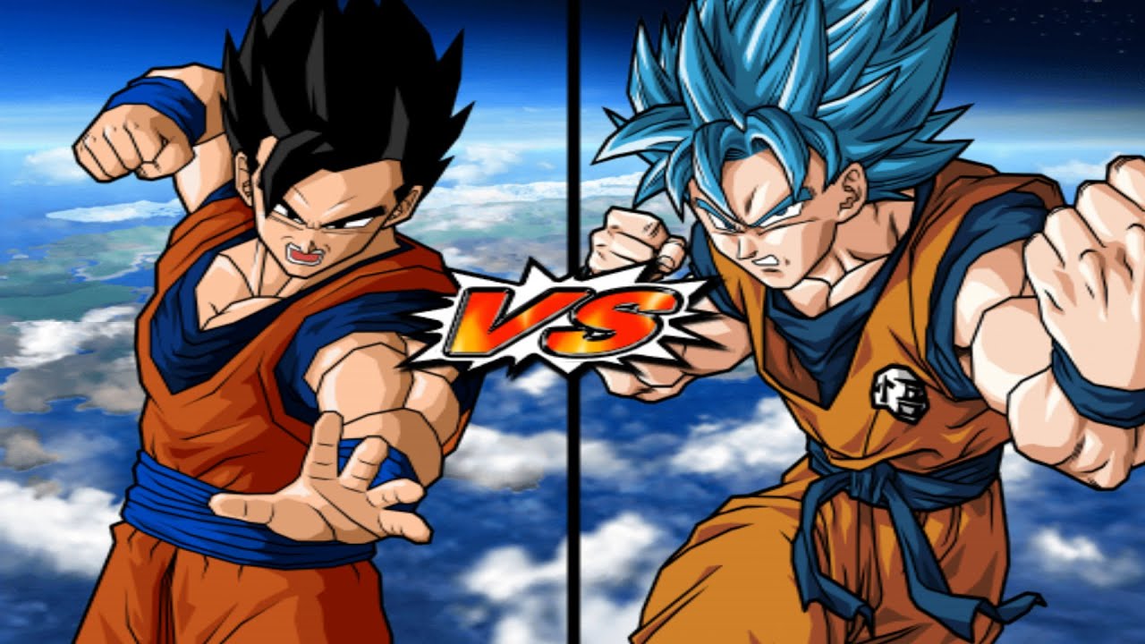 DBZ BT4: Ultimate Gohan VS Goku SSJ Blue (Red Potara) *Epic Combat