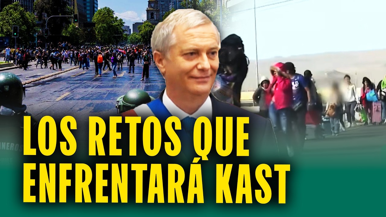 Expulsión de inmigrantes, inseguridad y crisis económica: Retos que enfrentará Antonio Kast en Chile
