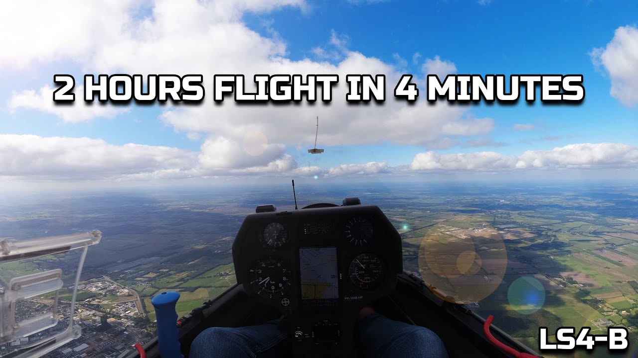 2 Hours Flight In A Glider In 4 Minutes!