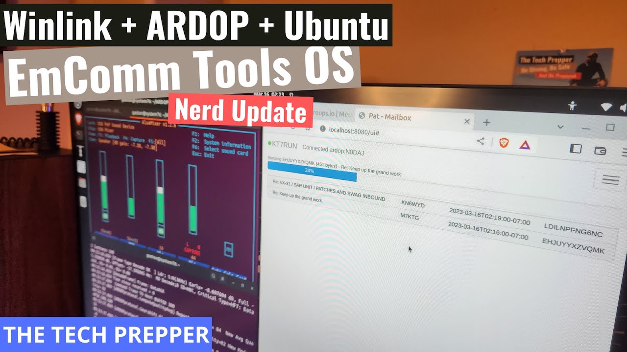 EmComm Tools OS Nerd Update - Winlink + ARDOP + Ubuntu 22.10 [Unedited]