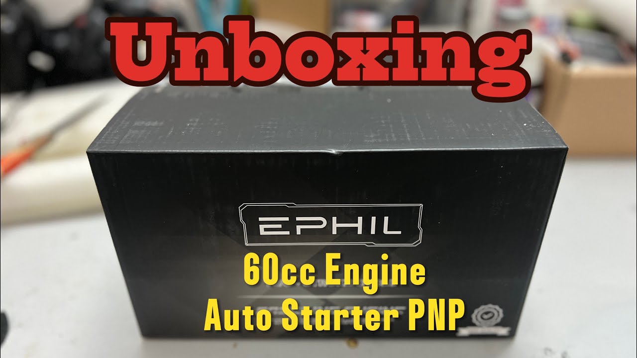 Unboxing the New Engine brand in the neighborhood, The Ephil 60cc-R Pro Gas Engine w/ Engine Starter