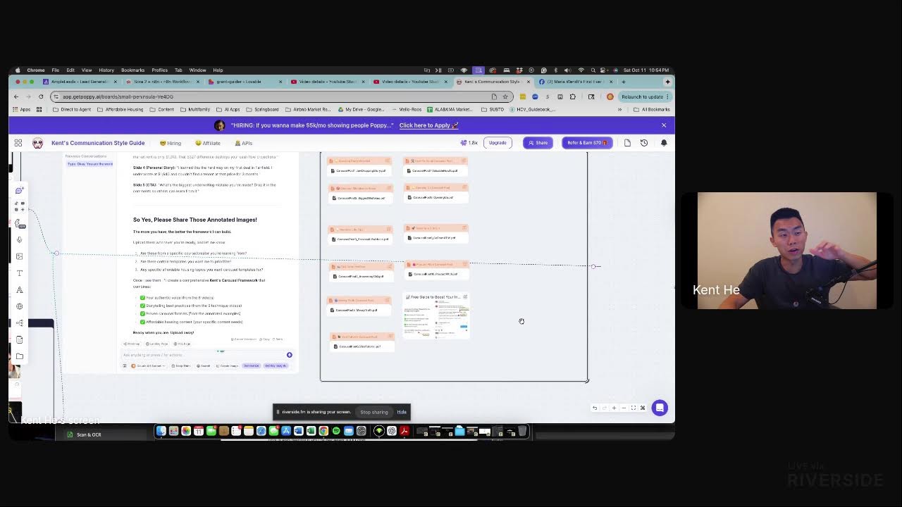 How I use Poppy AI to learn templates for social media content creation - Day 743