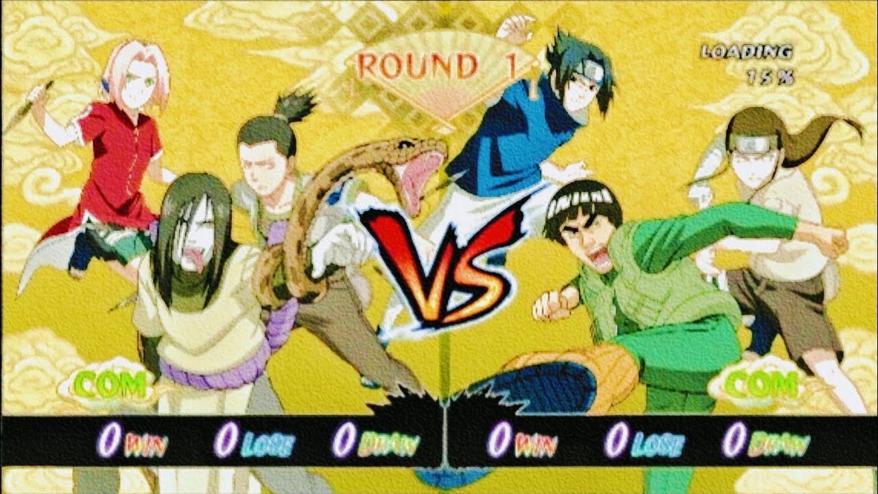 Team Orachimaru V-S Team Guy Naruto Shippuden 
