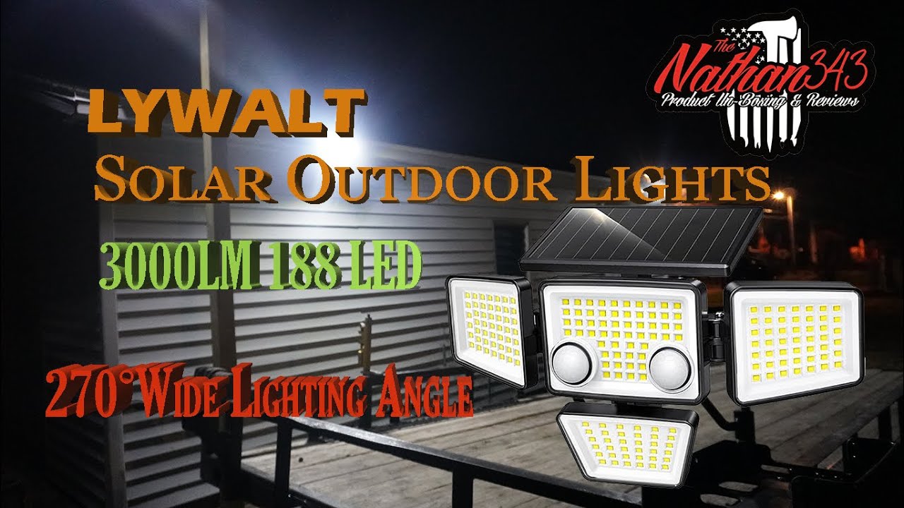 LYWALT Solar Outdoor Lights