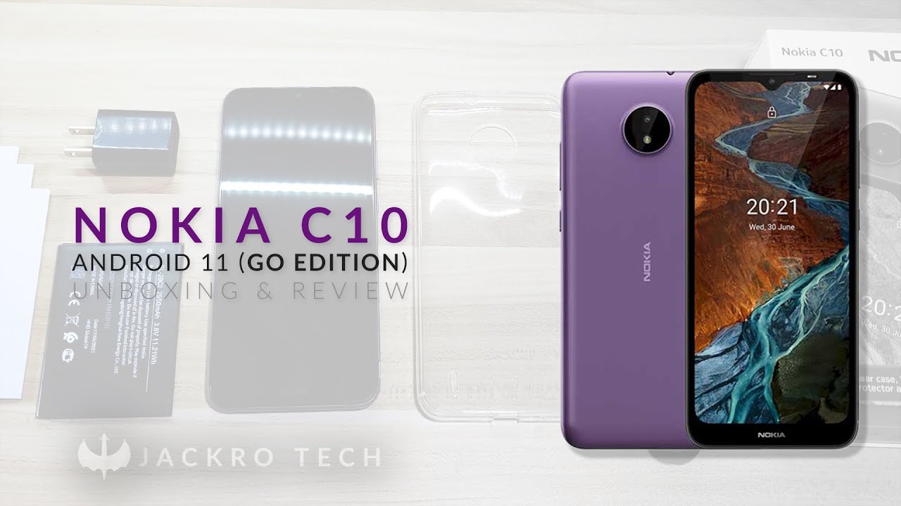 Nokia C10 (Purple) Android 11 (Go Edition)  - Unboxing and Product Info