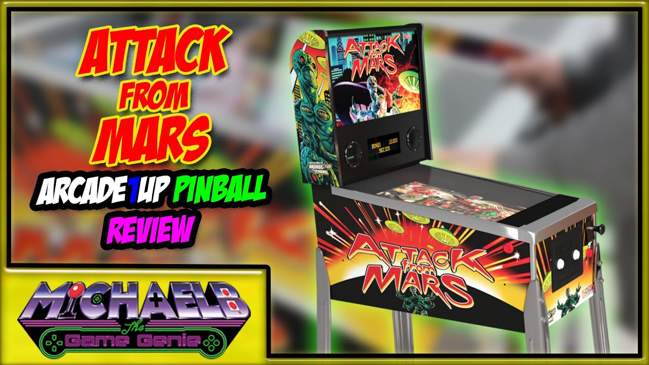 Обзор Attack From Mars Arcade1Up Pinball | MichaelBtheGameGenie