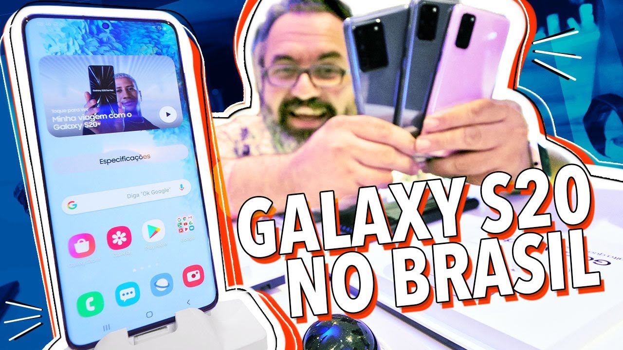 LANÇAMENTO DO GALAXY S20 NO BRASIL E OS PREÇOS!