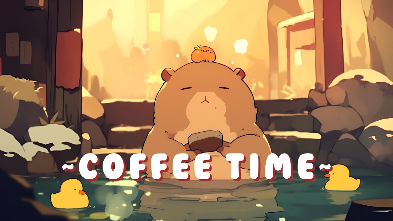 Capybara Beat Station | Relaxing Tunes Collection 🦫 🌿 ☕